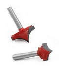 Heavy Duty Router Bit With 6mm Shank For Smooth Round Edge Cutting And Profiling Woodworking Milling Cutter Tool, carbon steel, 22mm diameter