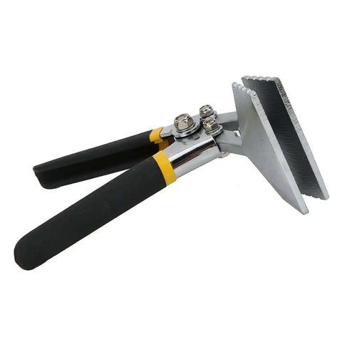 Forty Five Steel Bending Pliers with Quarter Inch Bend Increments, heavy duty, drop forged jaws, double dipped grips, metal sheet bender