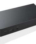Play Nice With Your Tech Using This Sleek Thinkpad Usb C Docking Station, compact black design with ports for connectivity.