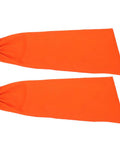 Heavy Duty Heat Resistant Arm Sleeves For Welding Flame Retardant Work Gear, orange, breathable, reusable safety covers.