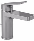 Oberon-S Single Handle Short Lavatory Faucet With GV Fitting, WaterSense 1.5 GPM, Sleek Chrome Finish side view