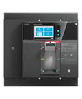 Top-Notch Xt7L M 1600A Circuit Breaker With 4-Pole Lsig Electronic Trip Unit and Fixed Front Design, front view with control unit.