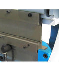 Close-up view of 3-In-1 Sheet Metal Shear, Finger Pan, Box Brake Bender, and Slip Roll for 40 Inch Sheets, 16 Gauge Capacity