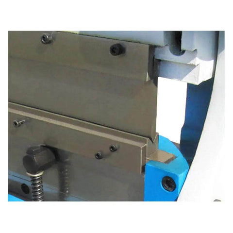 Close-up view of 3-In-1 Sheet Metal Shear, Finger Pan, Box Brake Bender, and Slip Roll for 40 Inch Sheets, 16 Gauge Capacity