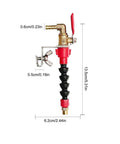 Top Notch Industrial Dust Control Water Sprayer Kit For Tile Cutting Machines With Slick Mist Nozzle Heavy Duty Pump And Five Meter Hose, detailed view of spray nozzle