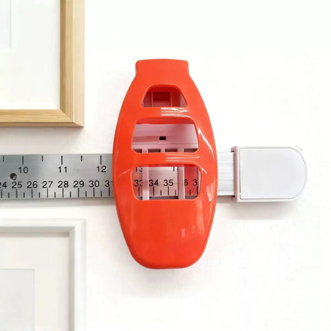 Hassle Free Picture Hanging Tool With Built In Spirit Level And Magnetic Nail Starter For Friction Free Wall Mounting Of Frames And Artwork Using Precise Marking Guide That Lets You Nail It On The Wall With Zero Sweat