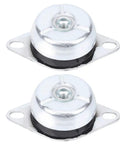 Heavy Duty Bell Shaped Shock Damper Mount For Car Generators Plus M10 Thread with metallic finish on top and rubber base.