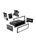 Honda Civic 1999 To 2000 In Dash Mounting Kit 3 Item Bundle For Car Stereo Installation With Single Din Harness And Radio Dash Kit Includes Wire Harness And Butt Connectors
