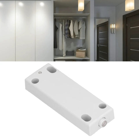 Heavy Duty Magnetic Push Type Cabinet Door Damper 50N Catch Latch with wardrobe background