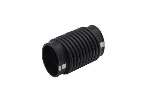 Quicksilver exhaust bellows, black ribbed rubber hose with metal clamps on ends