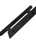 50 Pack Self Stick Push Pull Cabinet Handles Black Adhesive Door Handles For Kitchen Cabinets Drawers Wardrobes And Furniture Instant Stick On ABS Plastic Easy Install Comfortable Grip, black ABS handle