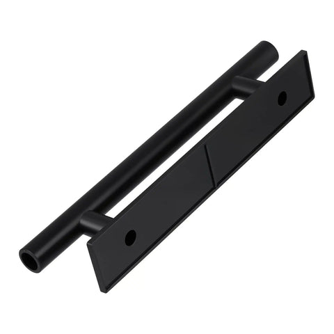 50 Pack Self Stick Push Pull Cabinet Handles Black Adhesive Door Handles For Kitchen Cabinets Drawers Wardrobes And Furniture Instant Stick On ABS Plastic Easy Install Comfortable Grip, black ABS handle