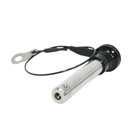 12.7mm Stainless Steel Quick Release Pin For Line Array Speakers Tool Free Button Lock High Load Bearing Clamping Hardware No Tools Needed close-up view.