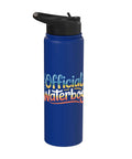 Waterboy Hydration Crew Stainless Steel Insulated Water Bottle Built For Dual Wall Protection Keeps Drinks Hot Or Cold