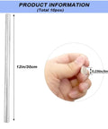 6061 Aluminum Round Rod 6mm Dia By 300mm Long T6511 Solid Extruded Rod with hand for size reference, 10pcs pack