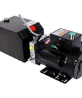 Essential 220V Hydraulic Power Unit Pump With 6 Quart Reservoir For Heavy Duty Car Lifts Dump Trailers And Auto Shop Equipment, 1100W copper motor.