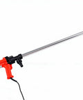 Gowenic Electric Drum Pump With Stainless Steel Tube for Fast Fuel transfer, six gear handheld design, 65 L/min flow rate.