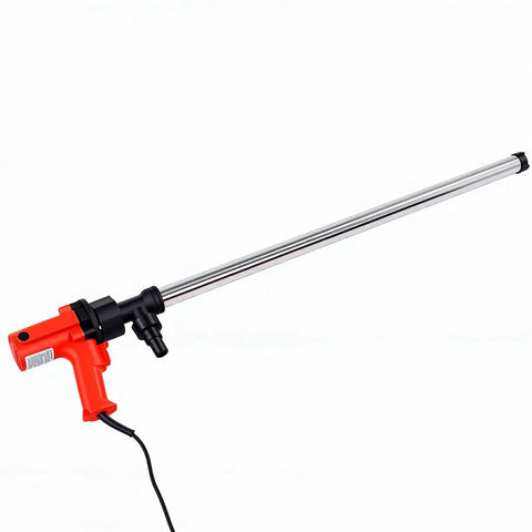 Sorandy 12V Electric Drum Pump With 6 Gear Speed Settings, Ultra Fast 8000RPM Flow Rate For Standard 55 Gallon Drums. Ideal For Safe Transfer Of Water, Fuel Oil, Kerosene, Milk And Alcohol. Lightweight Handheld Design With Strong Seal And Us Plug.