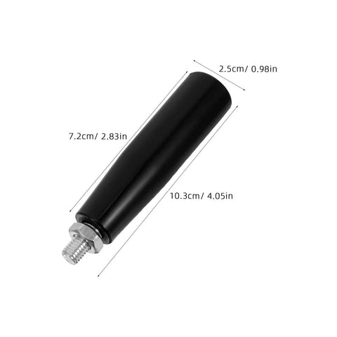 Solid 2 Pieces M10x80 Swivel Handle Handwheel For Grinders And Lathes With Bolt, Ergonomic Bakelite Crank Knob For Tight Micro Adjustments And Heavy Duty Machine Workshop Work, black handle 10.3cm