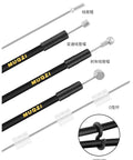 All In One Bicycle Brake Cable And Shift Cable Replacement Set For Mountain And Road Bikes with black housing and labeled details