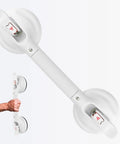 Heavy Duty Suction Shower Grab Bar For Bathroom Safety No Slip Grip Suction Cup Handles That Hold Up To 250 Lbs 14.5 Inch