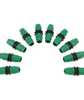 Top Rated Expandable Garden Hose Repair Kit With Compatible Fittings And Connectors For 25 To 100ft Hoses Fix Leaks Easily In A Flash, 10-piece green plastic hose connectors