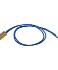 Tekmar universal temperature sensor 071 with blue insulated lead and brass sensor head