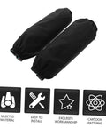 Six Pairs Oil Resistant Arm Sleeves Long Kitchen Cooking Oversleeves With Grippy Elastic Bands Keeping Your Clothes Clean During The Daily Hustle Straight Up Heavy Duty Material That Repels Oil Like A Pro in black fabric.