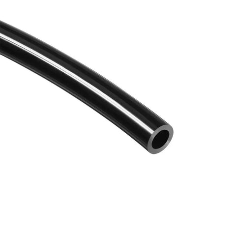 Premium 3/16 Inch ID PU Pneumatic Hose Tubing For Air Tools And Fluid Transfer, 39.4 Feet 12 M Black, compression-resistant