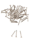 12 Pack Silver Butt Hinges For Cabinets And Drawers, Dollhouse Miniature Furniture, Jewelry Box Repair, 8mm DIY Model Hinges