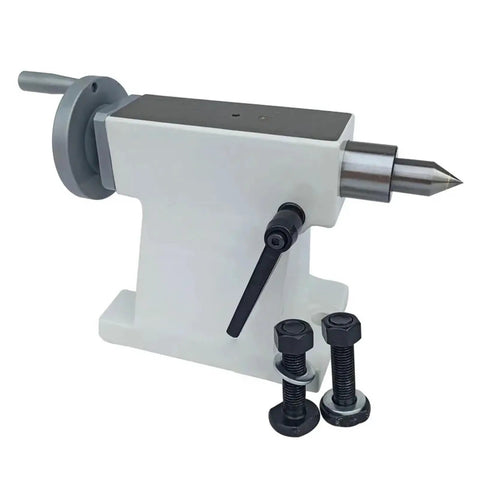 Heavy Duty Cnc Tailstock Indexing Head With 145Mm Center Cap And Cast Iron Housing, precision tool for CNC machines.