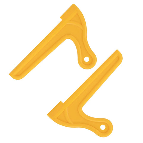 Keep Those Digits Safe Job Ready V Shaped Groove Abs Push Sticks 2 Pack Table Saw Router Jointer Shaper Tools yellow ergonomic design