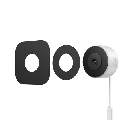 3MP 2K Window Camera With Color Night Vision AI Motion Alerts And Easy Stick On Glass Angled Mount For Home Security Dual Band WiFi 6