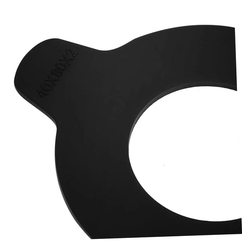 Heavy Duty Rubber Washer Kit Two Piece For Excavator Swing Bearing Shims Beefed Up Durable Sealing Discs Digger Joint Gaskets Construction Vehicle Bushing Vibration Reduction And Easy Quick Installation, black rubber washer 400x80x2