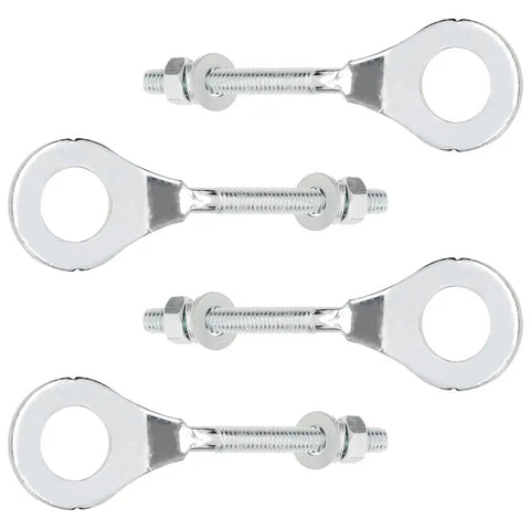 Pack of 4 Rear Chain Tensioner Axle Adjusters 15mm for Coleman CT200u CT200u-EX Baja MB200 Massimo Mini Bike Go Kart