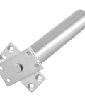 Concealed Door Closer With Tubular Chain Spring, Auto Soft Close For Doors Up To 50 Kg, Silver Tone Finish, Invisible Mounting