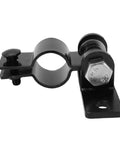 Built Tough Heavy Duty Carbon Steel Gate Hinges Featuring Removable Pin Design For Backyard Gates, close-up view, black finish.