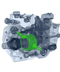 CP4 To DCR Pump Conversion Kit For 2011 And Up Ford 6.7 Powerstroke Diesel Plug And Play Replacement with OE Fit internal view