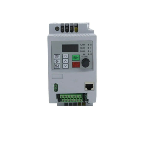 VFD Inverter Drive Two Point Two KW 3 HP 220V 12A Motor Speed Control Controller Easy Install Industrial Grade Frequency Converter for Precise Motor Speed Control and Easy Setup front view