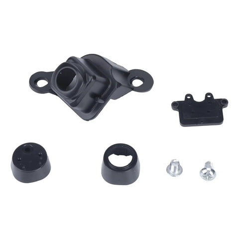 RDHFTNIHU Access Latch Component in black plastic with screws, designed for 2007-2013 pickup tailgates.