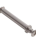Top Notch Metal Fishing Reel Handle Shaft Rocker Arm Replacement Part In Shiny Silver Tone 28.9x4mm With Screws Perfect For Diy Reel Repair And Knob Install Accessory Kit For All anglers silver metal reel handle shaft with screw end, 28.9x4mm