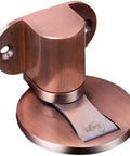 Hidden Modern Door Stops Made Of Red Bronze Stainless Steel Magnetic Holders that secure doors, ideal for home decor.
