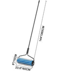 Heavy Duty Twelve Foot Lake Roller Weed Cutter And Pond Aquatic Plant Grabber With Lightweight Aluminum Pole Stainless Steel Teeth for muck cleanup