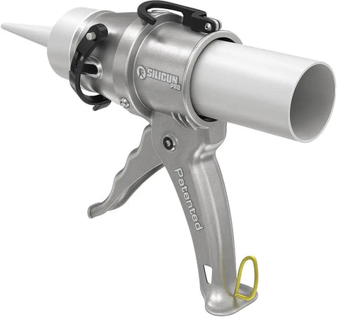 Pro Grade Compact 24:1 Caulking Gun With No Drip, Patent Design For Pros, Ultra Lightweight Aluminum Frame, Works With Any 10 Oz Tube