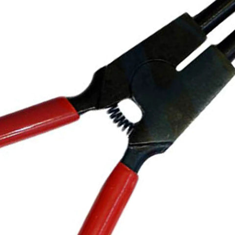 Heavy Duty Snap Ring Pliers 7 Inch Extra Long Reach With Internal Straight Jaw For Retaining Ring Clip And Circlip Removal Gearhead Approved Clip Removal Tool Built For Pros And DIY Home Mechanics