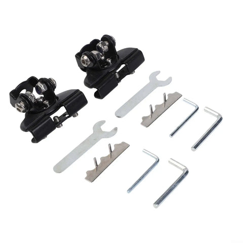 Hood Light Mounting Brackets 2-Pack Adjustable 304 Stainless Steel with tools for Off-Road Truck SUV ATV LED Work Lights