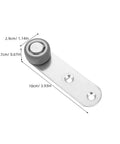 Buttery Smooth 4 Pack Sliding Door Pulley Wheels With Silent Rubber Bottom Rollers And Rock Solid Construction For Easy Side Mount Closet Barn Door Track Hardware Replacement, metal roller with rubber wheel.