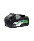 MultiVolt Lithium Ion Battery Pack 36V/18V, 4.0Ah/8.0Ah, Slide Style, angle view, backwards compatible with Hitachi and Metabo HPT tools