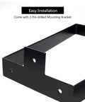 Heavy Duty Metal Table Leg Set 15.7 Inch High By 17.8 Inch Wide For Furniture DIY showing pre-drilled mounting bracket