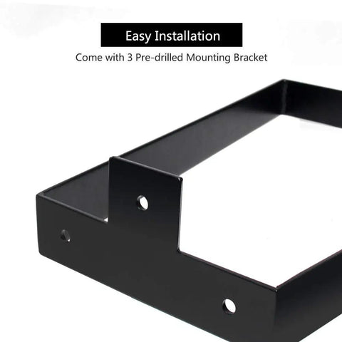 Heavy Duty Metal Table Leg Set 15.7 Inch High By 17.8 Inch Wide For Furniture DIY showing pre-drilled mounting bracket